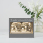 stereobeeld - Ons automatisch erfgoed Briefkaart (Staand voorkant)