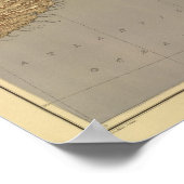 Stereografische kaart, Britse eilanden Poster (Hoek)