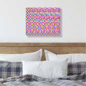 Stereogram Heart and Hands 3d poster Canvas Afdruk (Insitu (Slaapkamer))