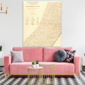 Stereogram van de waterverplaatsing Utah Canvas Afdruk (Insitu (Woonkamer))