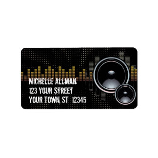 Stereoluidsprekers Avery Label