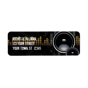 Stereoluidsprekers Avery Label