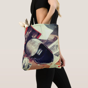 Stereoscoop en stereofoto's uit het tijdperk van d tote bag