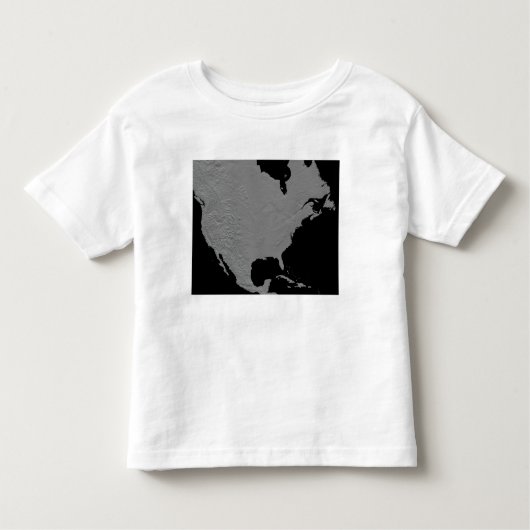 Stereoscopisch uitzicht van Noord-Amerika 2 Kinder Shirts (Voorkant)