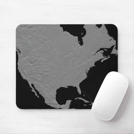 Stereoscopisch uitzicht van Noord-Amerika 2 Muismat (Met muis)