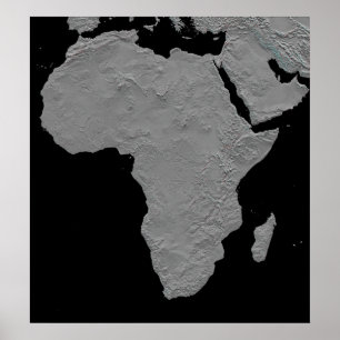 Stereoscopisch uitzicht van Noord-Amerika Poster