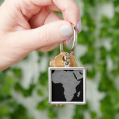 Stereoscopisch uitzicht van Noord-Amerika Sleutelhanger (Hand)