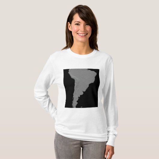 Stereoscopisch uitzicht van Zuid-Amerika T-shirt (Voorkant volledig)