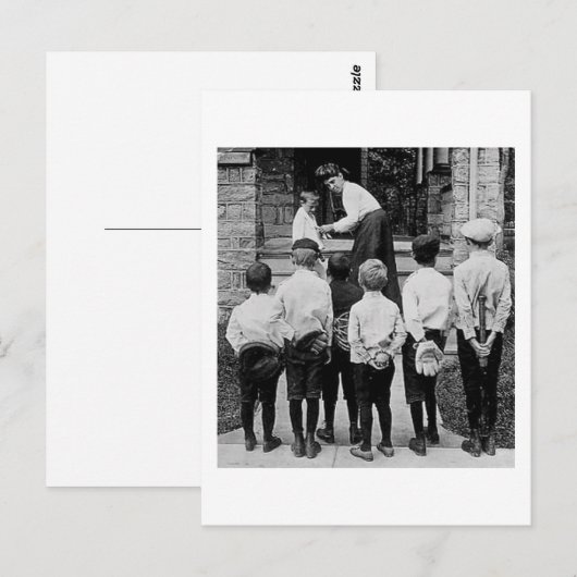 Stereoview, alsjeblieft mama? briefkaart (Voorkant / Achterkant)