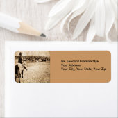  Stereoview Kaart - Home on the Range Etiket (Insitu)