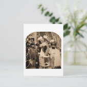 Stereoview - Kerstbezorging Feestdagenkaart (Staand voorkant)