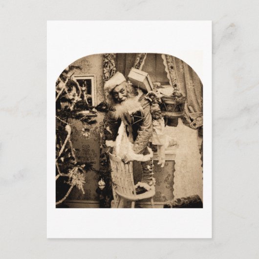 Stereoview - Kerstbezorging Feestdagenkaart (Voorkant)