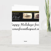 Stereoview - Kerstman?  circa 1899 Feestdagen Kaart (Achterkant)