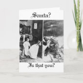 Stereoview - Kerstman?  circa 1899 Feestdagen Kaart (Voorkant)