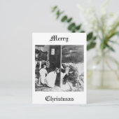 Stereoview - Santa? circa 1899 Feestdagenkaart (Staand voorkant)