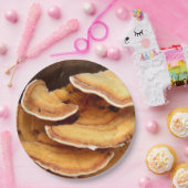 Stereum Hirsutum Schimmels Papier Borden Papieren Bordje (Feest)