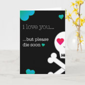 Sterf alsjeblieft snel kaart (Gele Bloem)