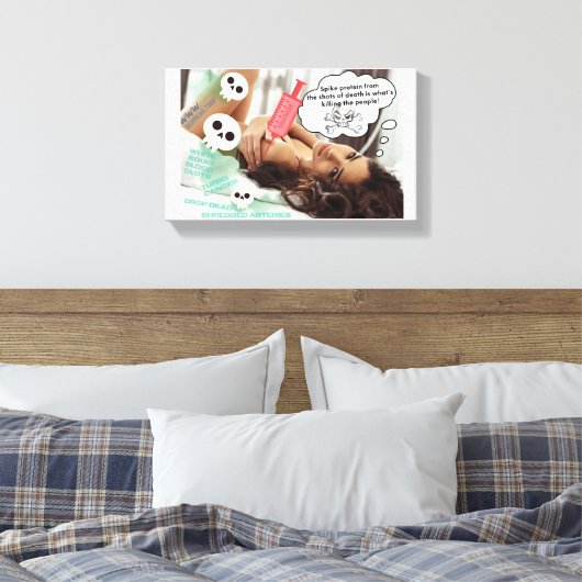 Sterf Canvas Afdruk (Insitu (Slaapkamer))