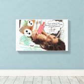 Sterf Canvas Afdruk (Insitu (Houten vloer))