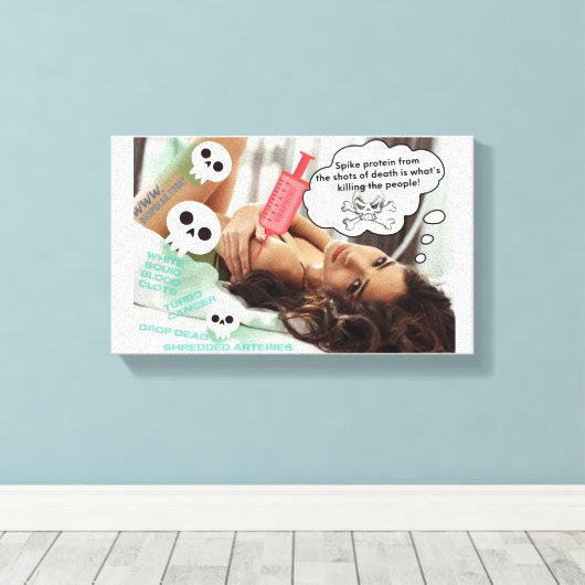 Sterf Canvas Afdruk (Insitu (Houten vloer))