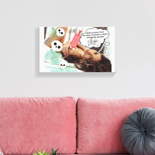 Sterf Canvas Afdruk (Insitu (Woonkamer))