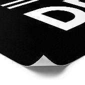 Sterf met herinneringen niet met dromen poster (Hoek)