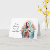 Sterfdag van de Heilige Maagd Maria Kaart (Gele Bloem)
