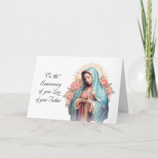 Sterfdag van Vader Gezegende Maagd Maria Kaart (Voorkant)