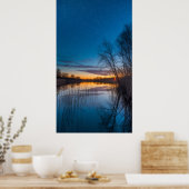 Sterfelijk schemerlicht boven het moeras poster (Keuken)