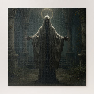 Sterfelijke Overlord Skelet in de Oude Sfeer Legpuzzel