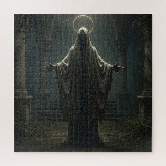 Sterfelijke Overlord Skelet in de Oude Sfeer Legpuzzel (Verticaal)