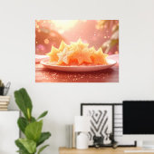 STERFRUIT - CARAMBOLE - EXOTISCHE VRUCHTEN POSTER (Thuiskantoor)