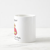 Sterfte voor gezelschapsdieren Rood Logo Mok (Center)