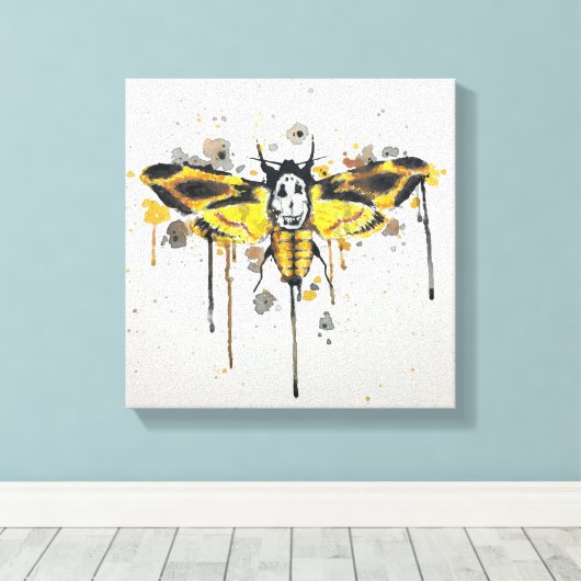 Sterftekoppootwerk Canvas Afdruk (Insitu (Houten vloer))