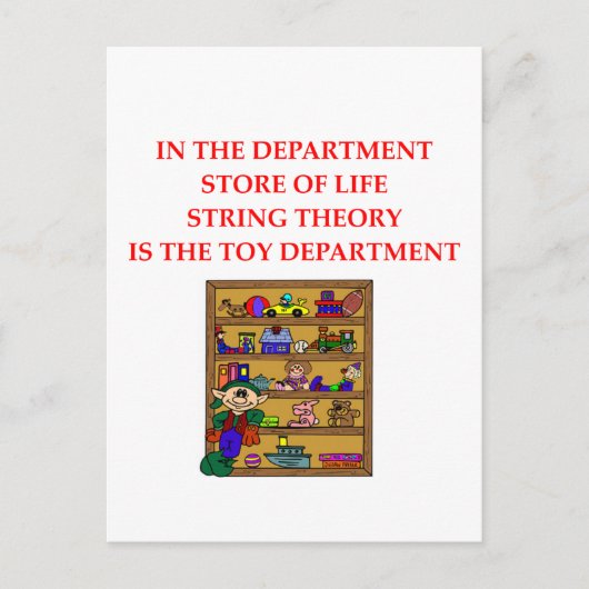 STERFtheorie-cadeaus Briefkaart (Voorkant)