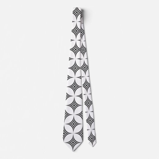 stergeometrische achtergrondpatroon stropdas (Voorkant)