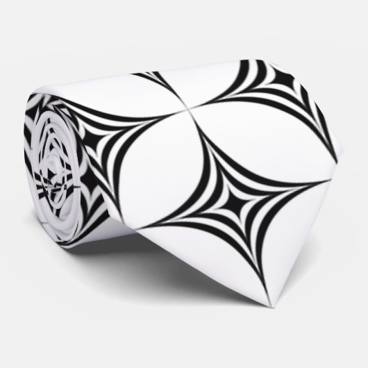 stergeometrische achtergrondpatroon stropdas (Opgerold)