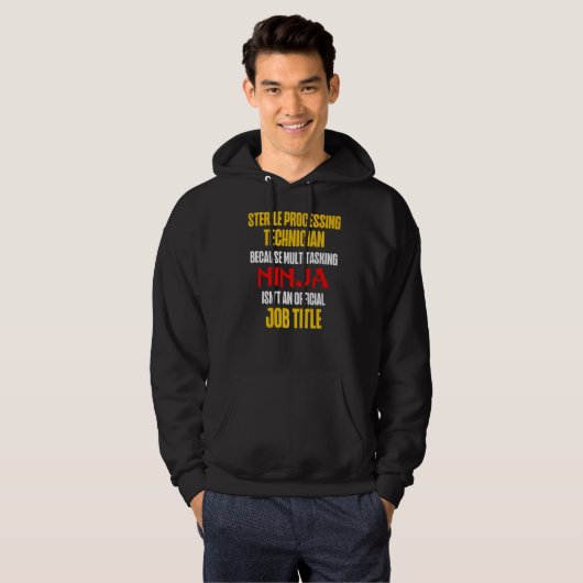 Steriele technici Fun Plan Funny Tech Hoodie (Voorkant volledig)