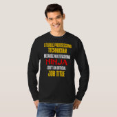 Steriele technici Fun Plan Funny Tech T-shirt (Voorkant volledig)