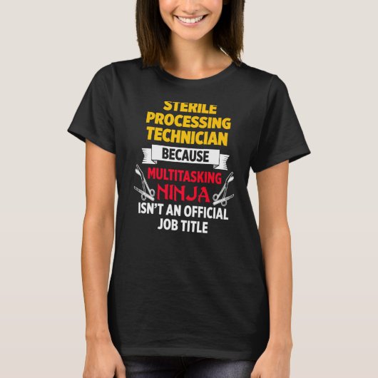 Steriele verwerkingstechnici Fun Plan Tech 3 T-shirt (Voorkant)