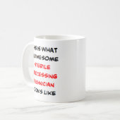 steriele verwerkingstechnicus, geweldige koffiemok (Voorkant links)