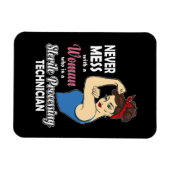 Steriele verwerkingstechnicus Gift Women Autoclave Magneet (Horizontaal)