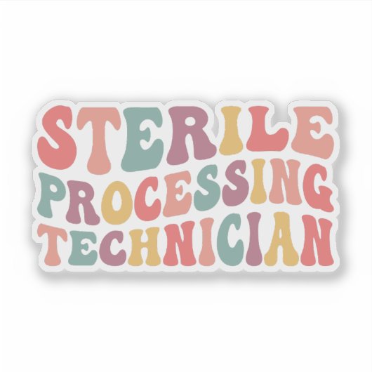 Steriele verwerkingstechnicus sticker (Voorkant)