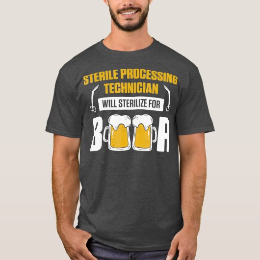 Steriele verwerkingstechnicus voor bijengeld t-shirt (Voorkant)