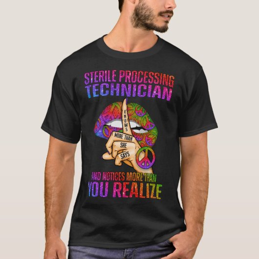 Steriele verwerkingstechnicus weet meer dan zij t-shirt (Voorkant)