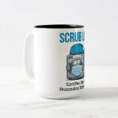 Steriele verwerkingstechniek Scrub Life Mok (Voorkant links)