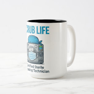 Steriele verwerkingstechniek Scrub Life Mok