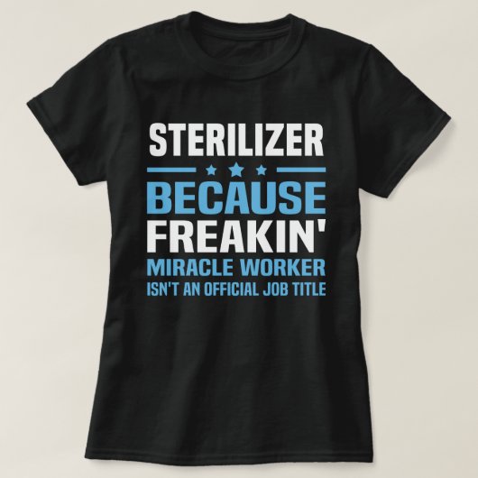 Sterilisator T-shirt (Design voorkant)