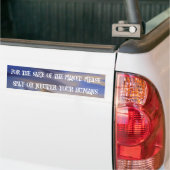 Steriliseer je mensen bumpersticker (Op Truck)