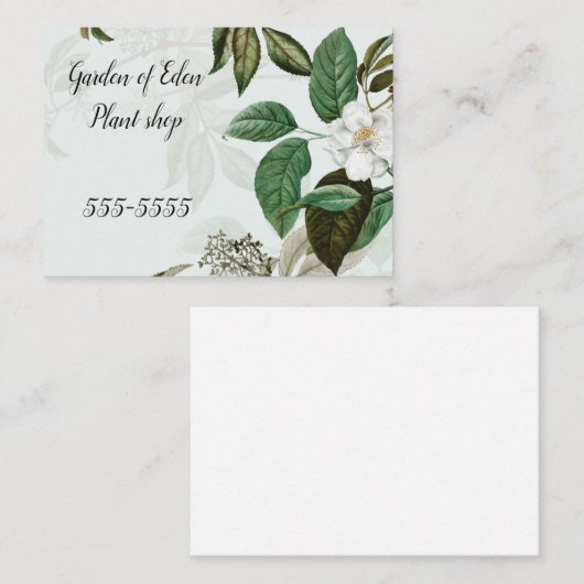 Sterk, 3,5 x 2,5-inch Visitekaartje (Voorkant / Achterkant)